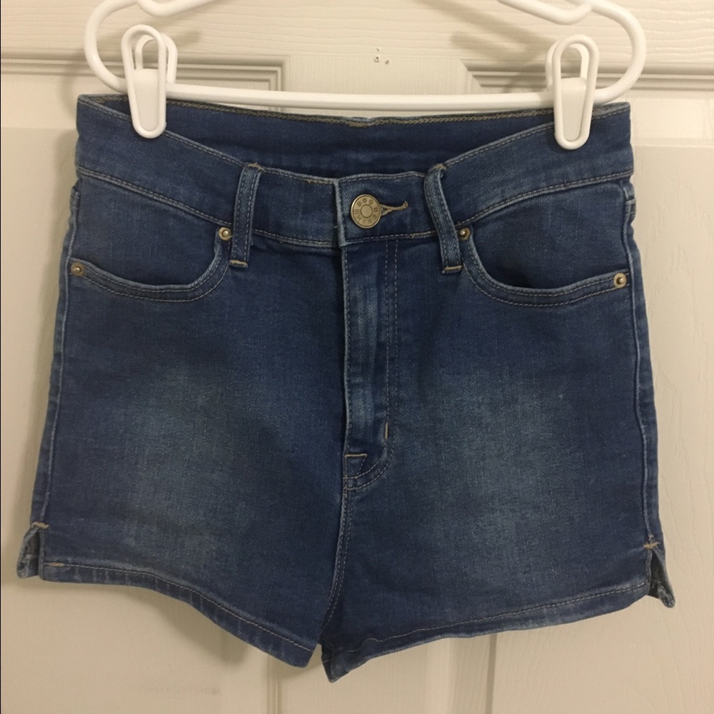 BDG high rise jean shorts