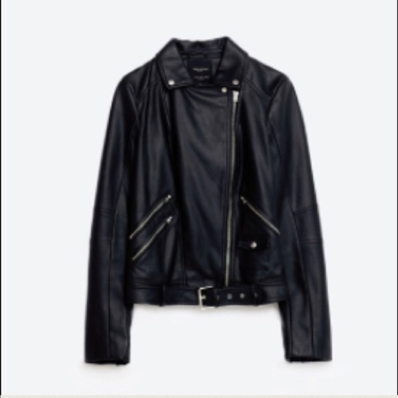 Zara faux leather jacket - Picture 4 of 4
