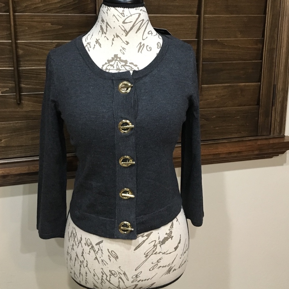 SOLD .Cropped Spense Cardigan