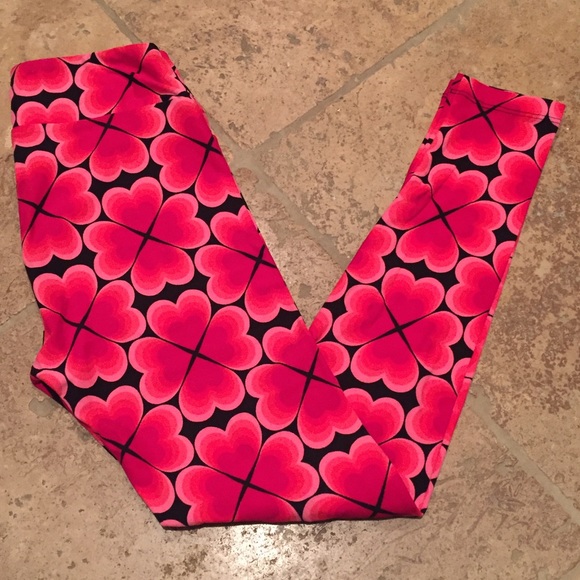 NWT Lularoe OS Valentine's Day leggings! - Picture 1 of 1