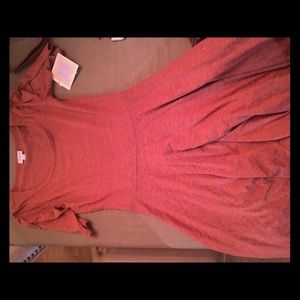 Lularoe orange dress
