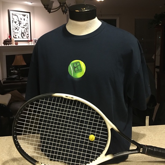 Nike Other - Nike extra large navy tennis tee shirt