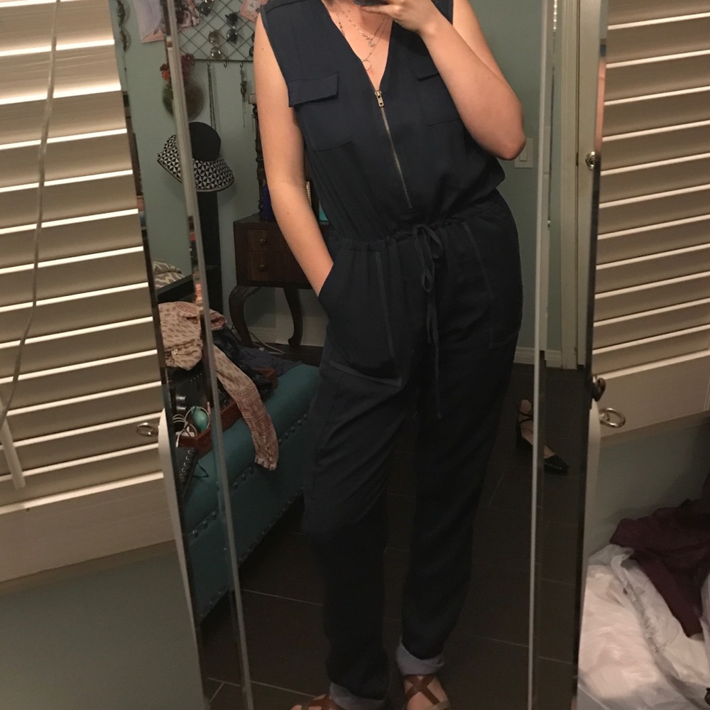 Brand-new with tags's Navy jumpsuit