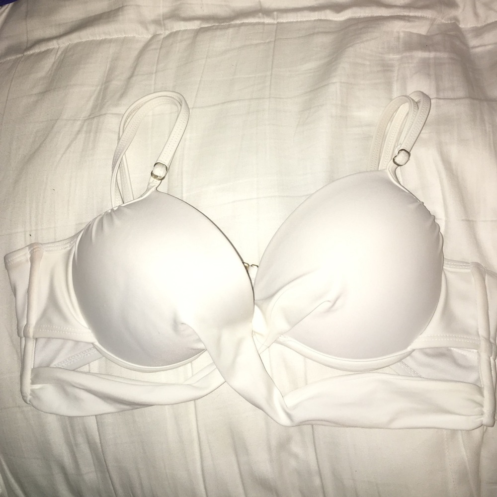 White bikini top