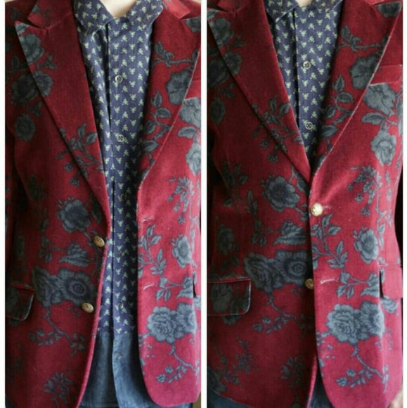 Dolce & Gabbana Other - HOST PICK! D&G velvet foral blazer on runway Rare!