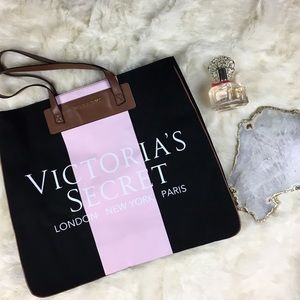 Large Victoria's Secret Canvas Tote