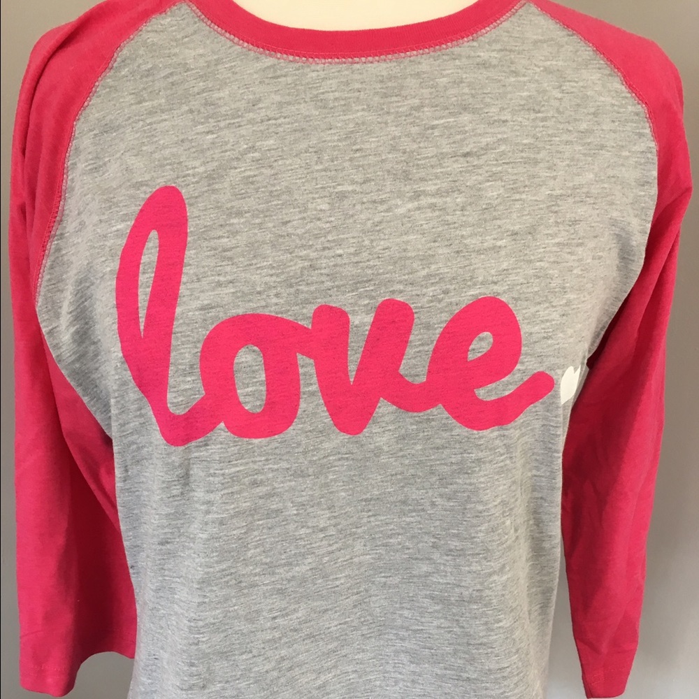 Raglan Tshirt with "love"