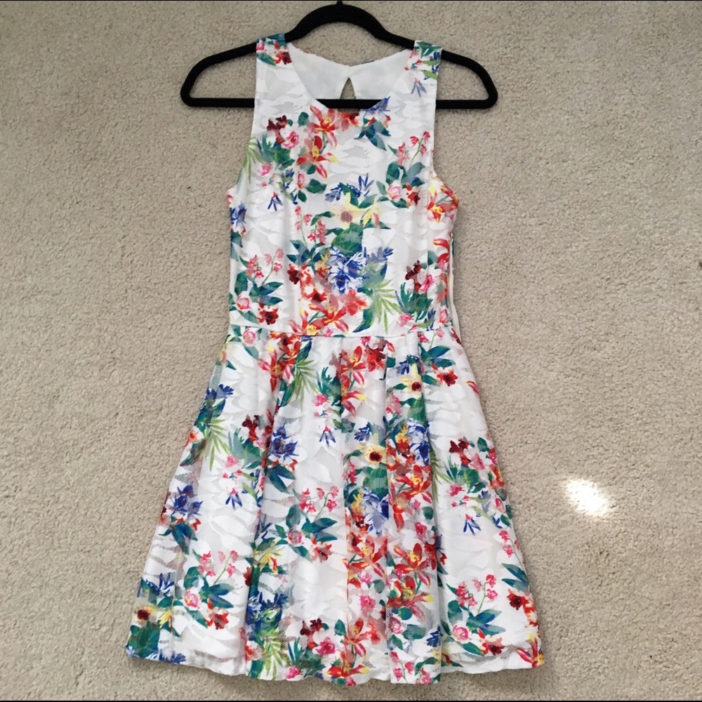 Love...Ady Sleeveless Lace Fit & Flare Dress - Picture 2 of 4