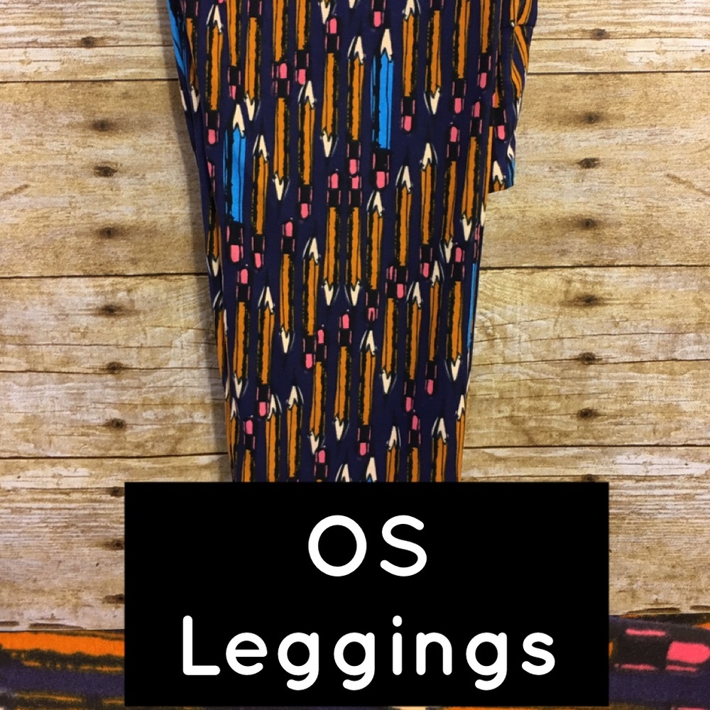 NWT LuLaRoe OS Pencil Leggings Teacher One Size
