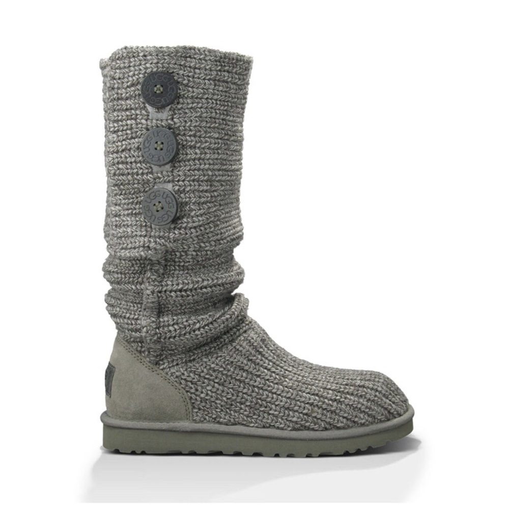 Gray Knit Cardy UGGS