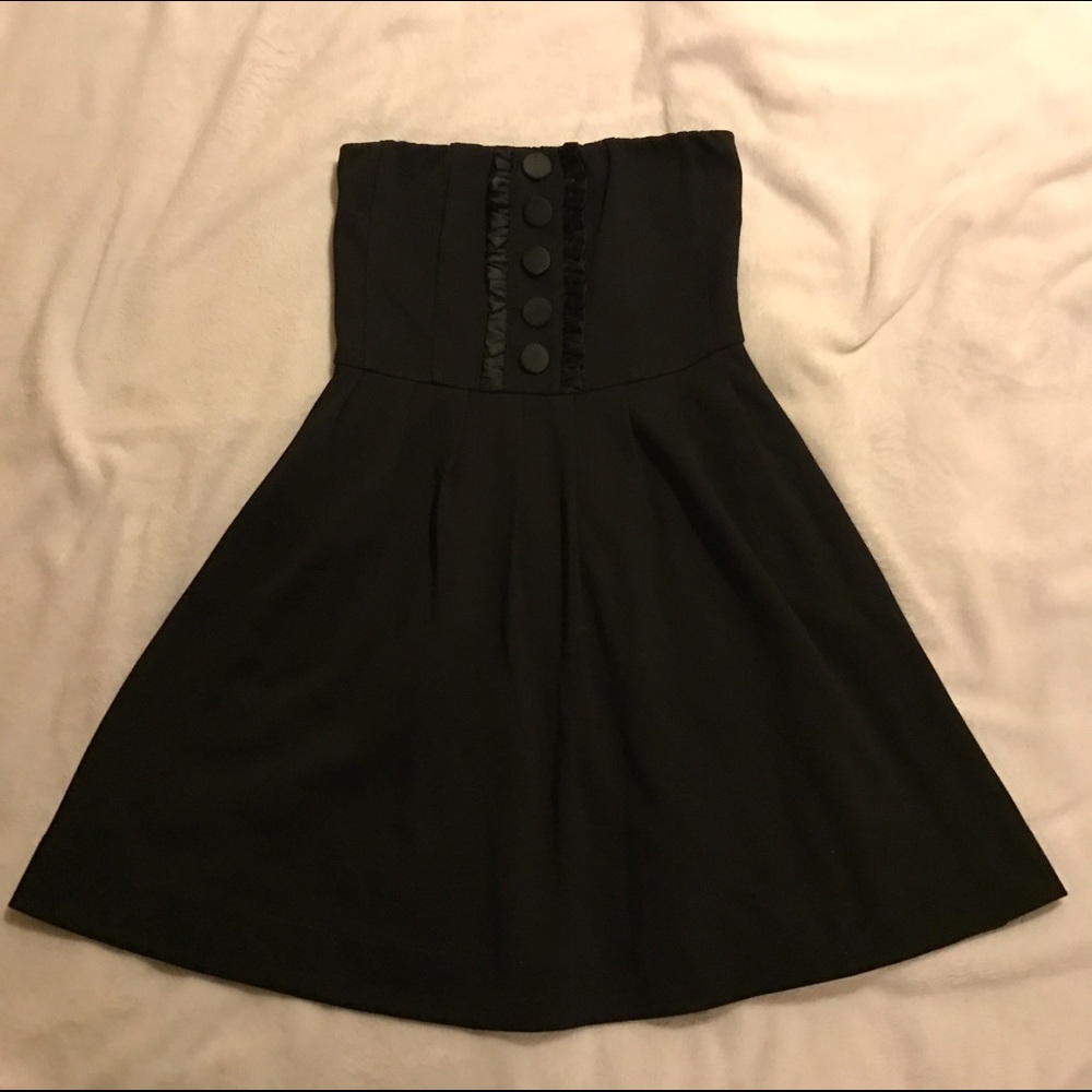 Hazel strapless dress