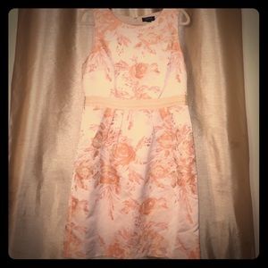 Pink Floral Tahari Dress