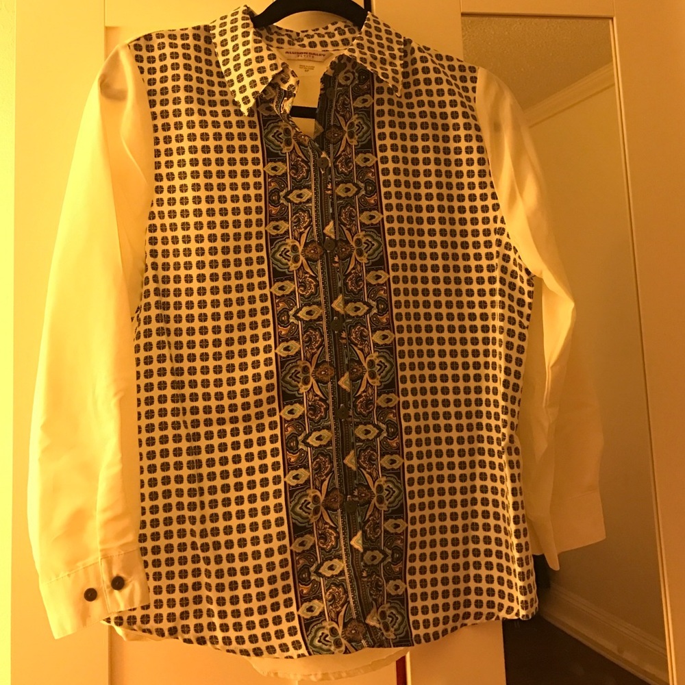 Long sleeve shirt by Allison Daley size 6 petite