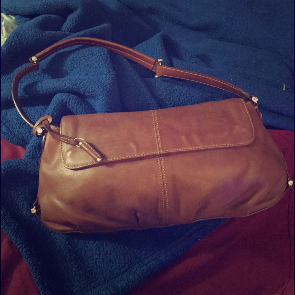 LIZ CLAIBORNE ✨✨😍 The Perfect Brown Bag👌👌🌹🌹 - Picture 5 of 8