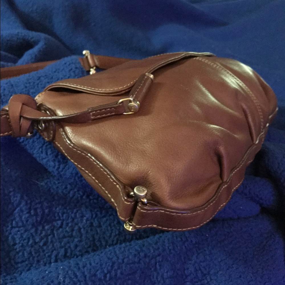 LIZ CLAIBORNE ✨✨😍 The Perfect Brown Bag👌👌🌹🌹 - Picture 6 of 8