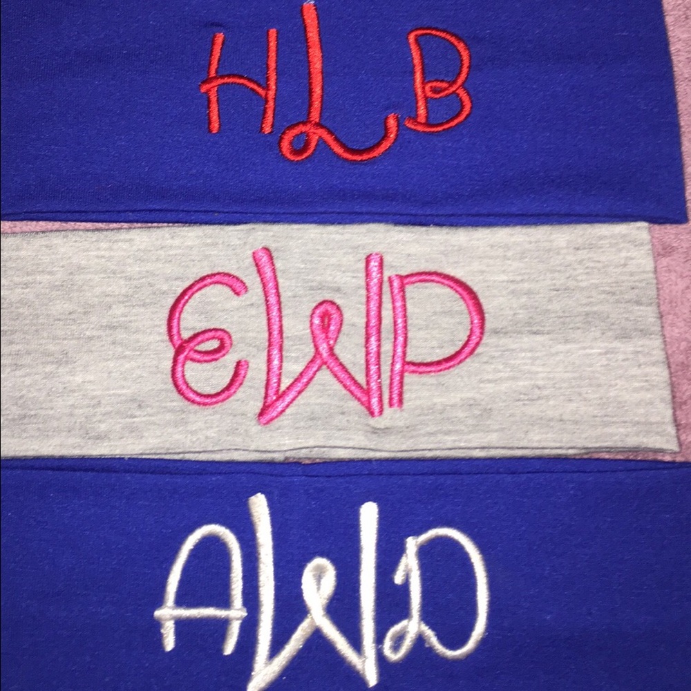 Monogrammed Headbands