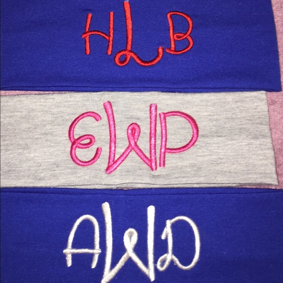Monogrammed Headbands - Picture 1 of 3