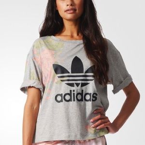 Floral Adidas Shirt