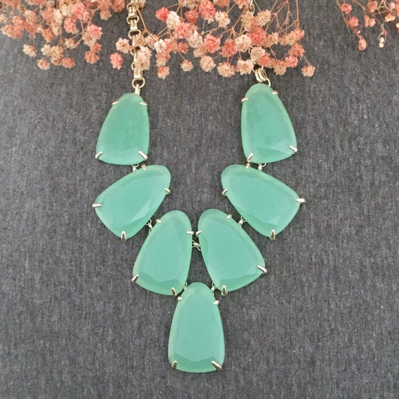 NWT Kendra Scott Harlow Chalcedony Necklace - Picture 2 of 3