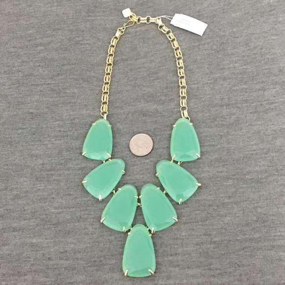 NWT Kendra Scott Harlow Chalcedony Necklace - Picture 3 of 3