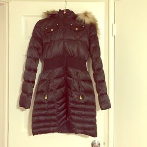 Faux- Fur- Puffer Coat