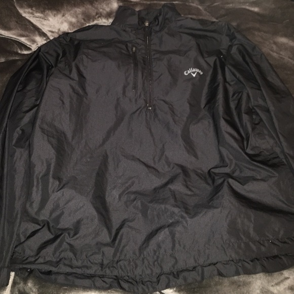 Black Mens Callaway Windbreaker 