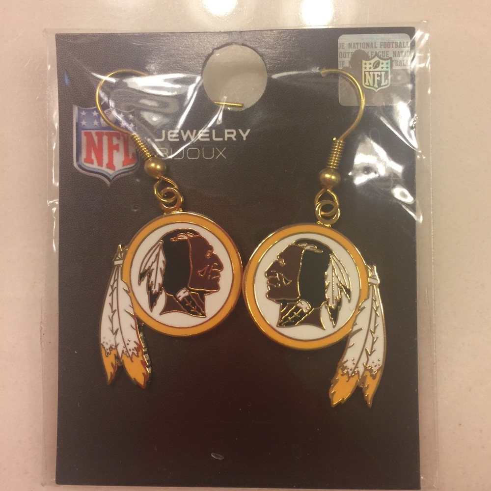 Washington Redskins earrings *NWT