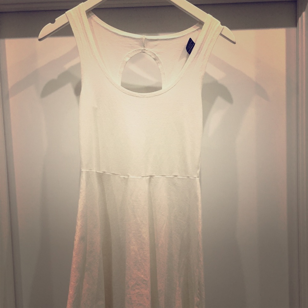 White, Backless, Summer Dress