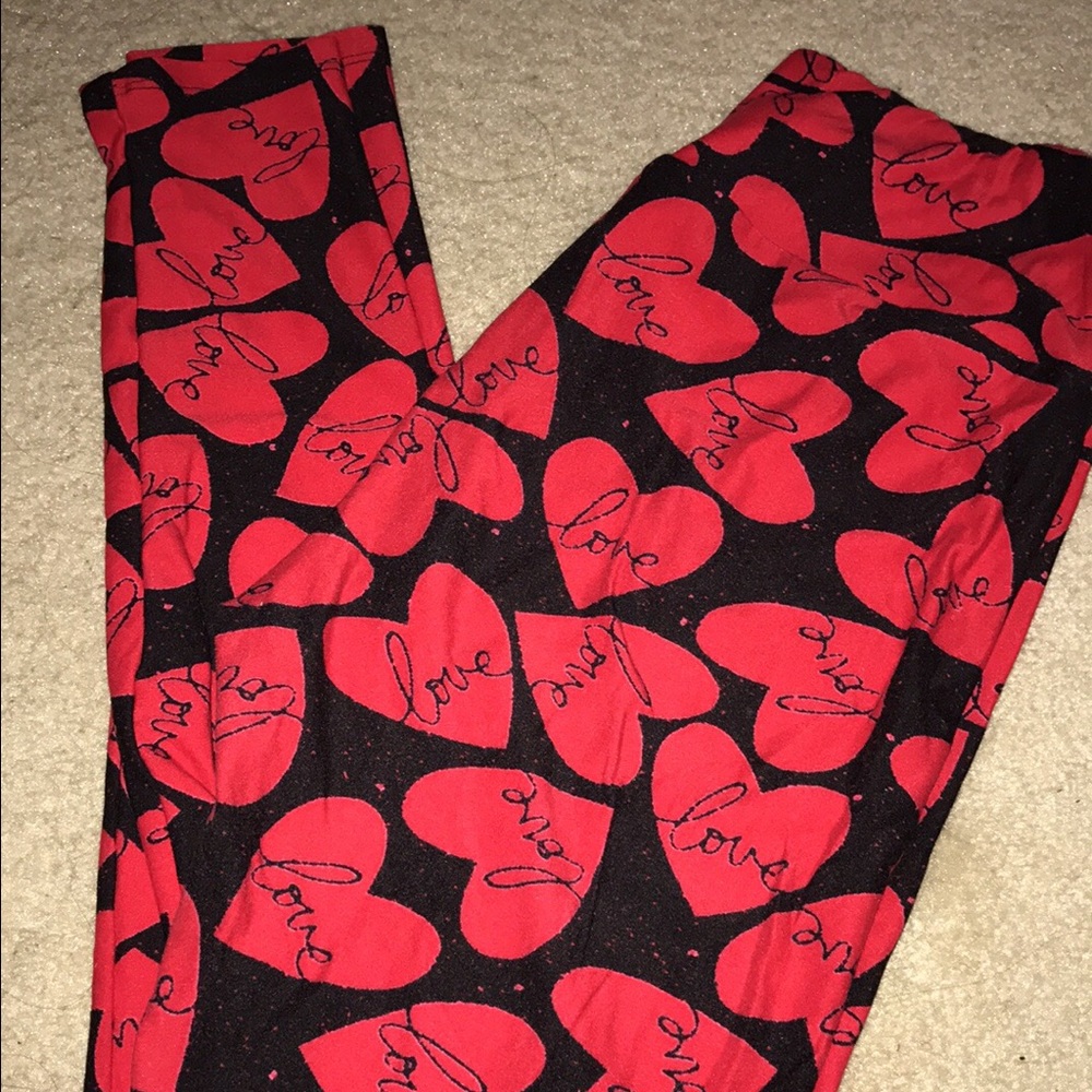 Lularoe OS 2017 Valentines Leggings