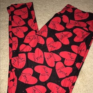 Lularoe OS 2017 Valentines Leggings
