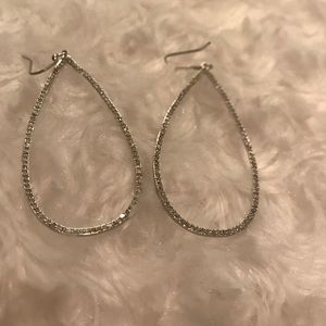 Earrings Sterling silver diamonds