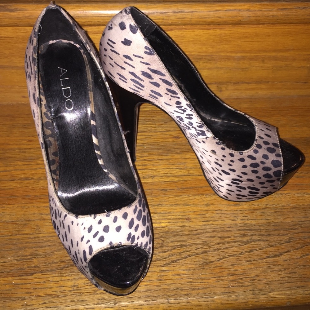 ❤️Aldo leopard printed pumps