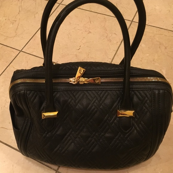 Snob Essentials Handbags - Snob essentials satchel black quilted bag