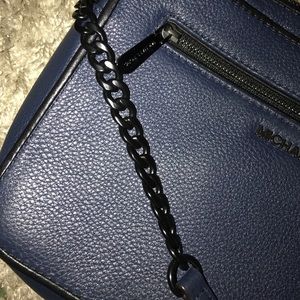Michael Kors Navy Shoulder Bag