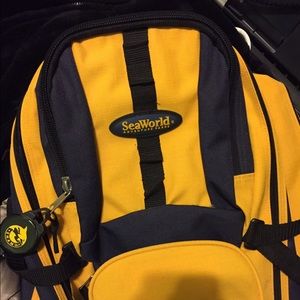 Vintage sea world backpack