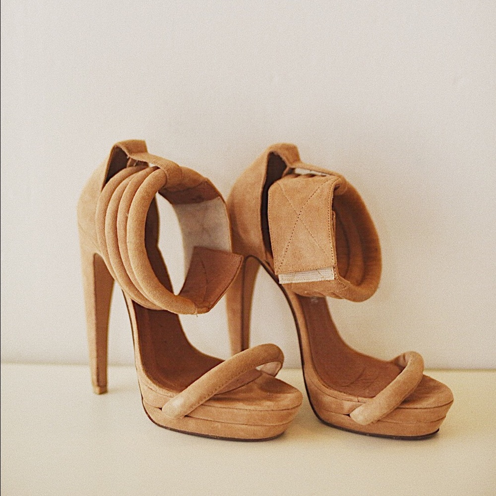 JEFFREY CAMPBELL LATIFA PLATFORM STILETTO SANDALS