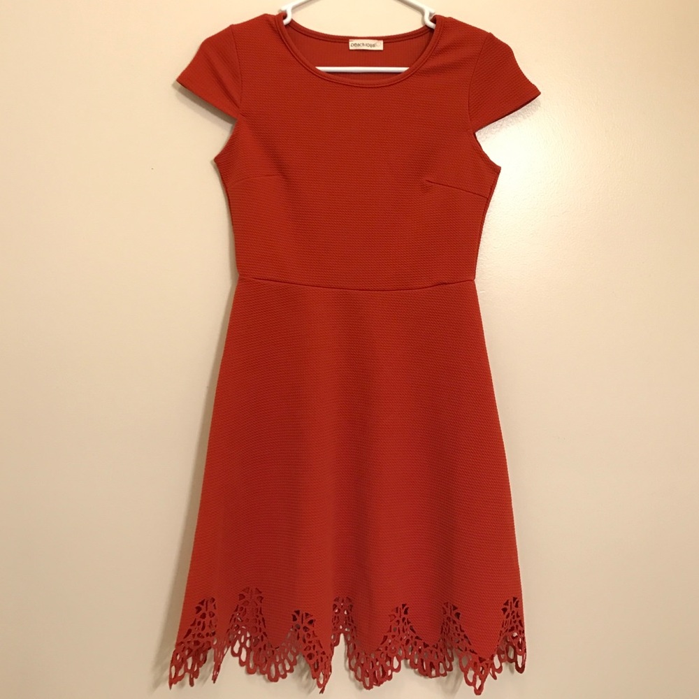 Peach Royal Dress