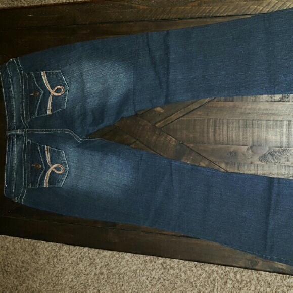 rue 21 slim boot jeans size 7/8 - Picture 3 of 4