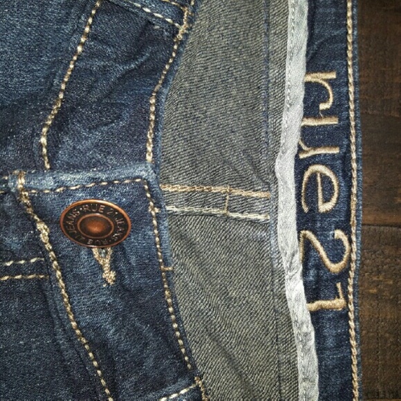 rue 21 slim boot jeans size 7/8 - Picture 4 of 4