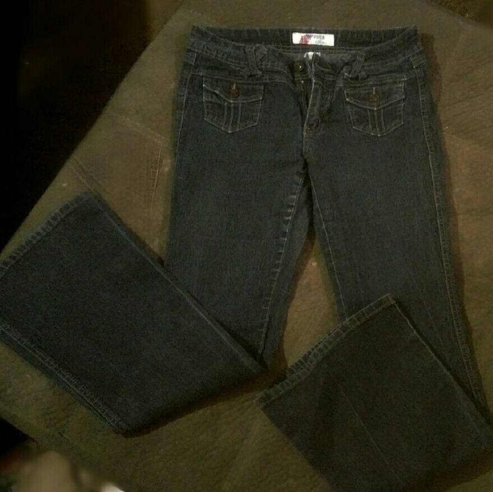 Woman's Cute blue jeans