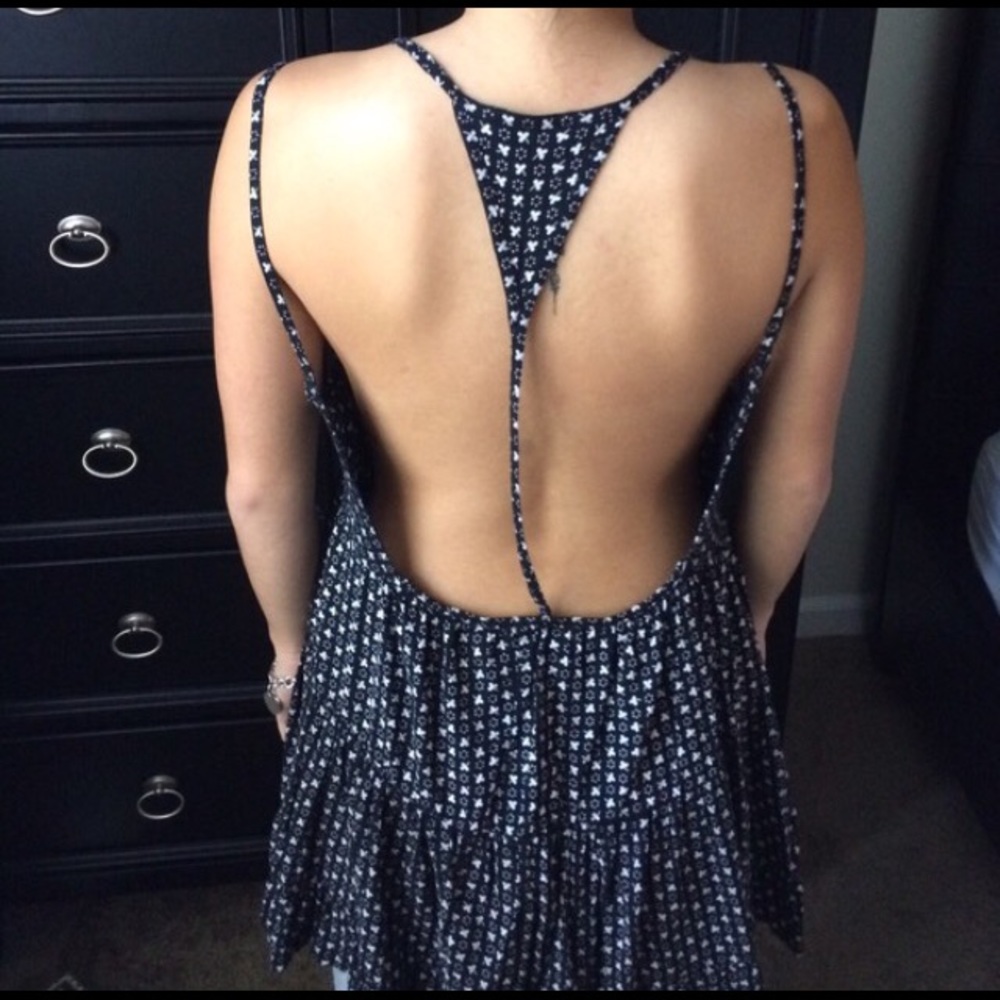 mini backless dress