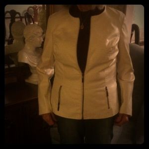 Faux leather jacket