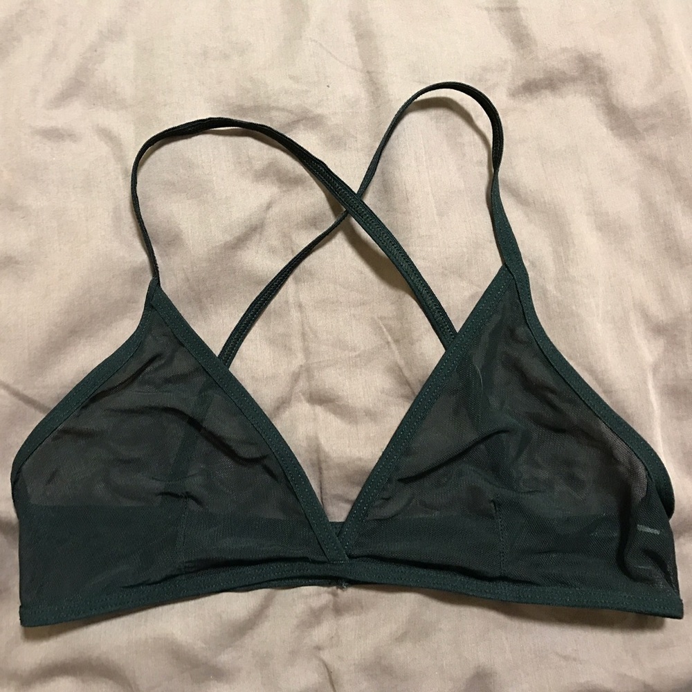 American Apparel Mesh Triangle Bralette