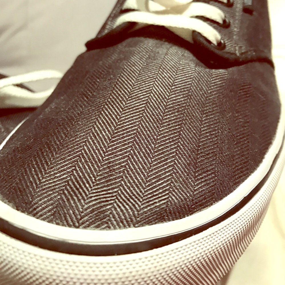 Men's herringbone print Van's size 14 - worn twice