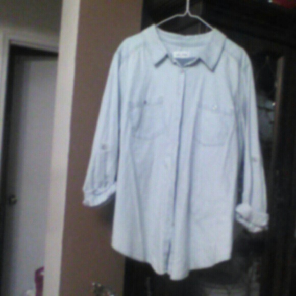 SOLD! Denim Shirt - Picture 2 of 2