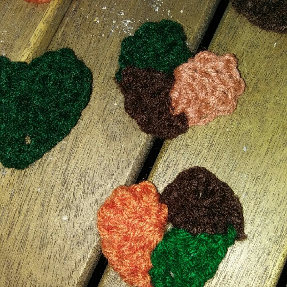 3 FOR $6 UNISEX VALENTINES DAY EARTH TONED HEARTS