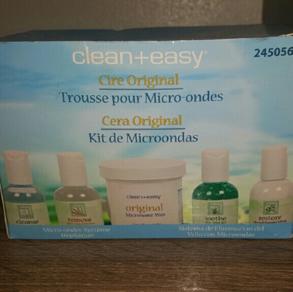 At-home by microwave waxing kit