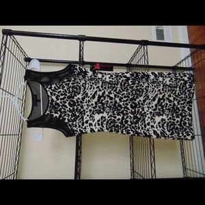 Black and white dress