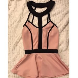 Charlotte Russe Peplum Tank