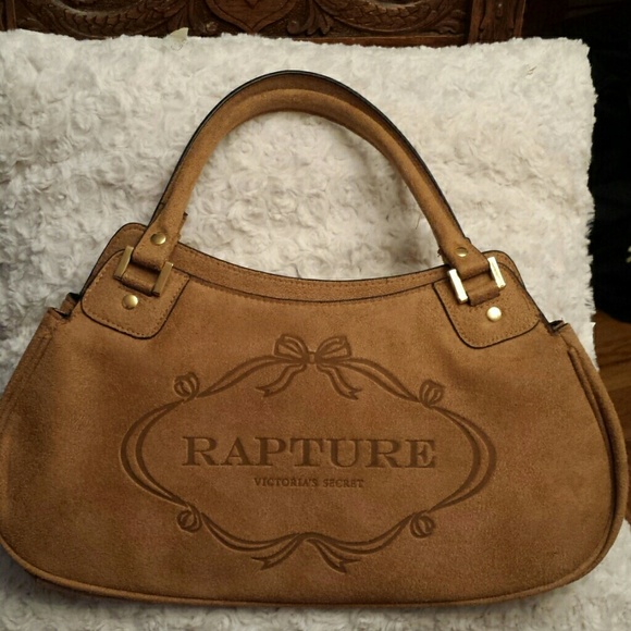 Victoria's Secret  Handbags - Victoria's Secret "Rapture" Faux Suede Satchel